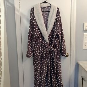 Covington women's polka dot robe size 3x